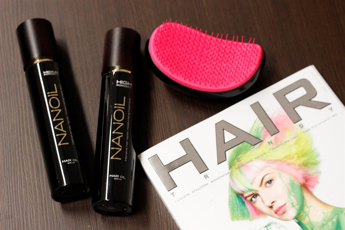 test olejków do włosów Nanoil